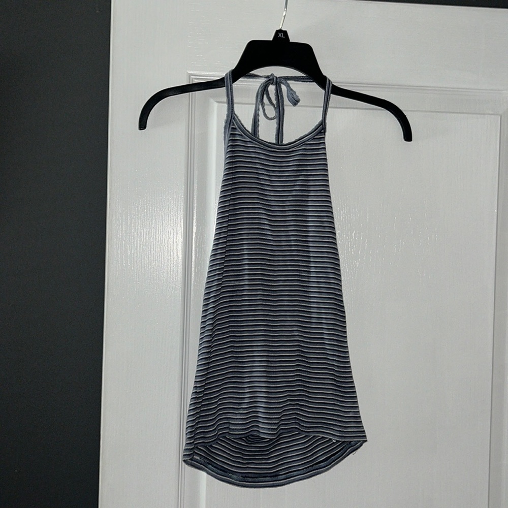 Blue American Eagle halter neck top